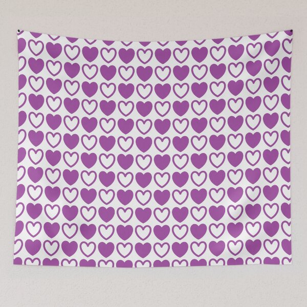 Item preview, Purple and White Hearts  designed and sold by lornakay.