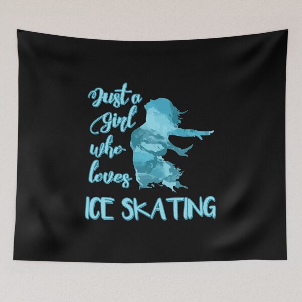 Item preview, Just a Girl who Loves Ice Skating Figure Skater  designed and sold by DeesDeesigns.