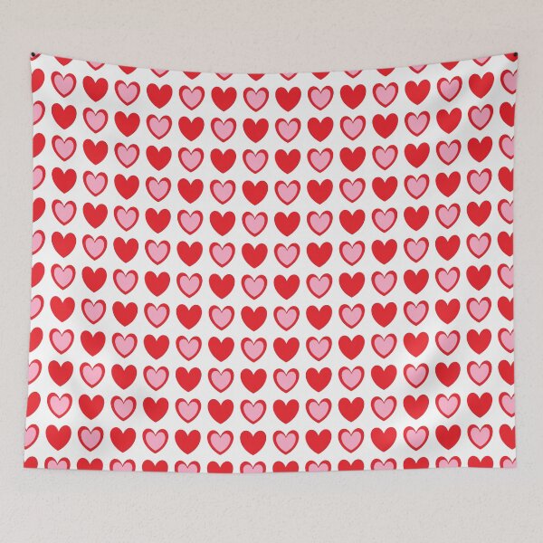 Item preview, Red and Pink Hearts  designed and sold by lornakay.