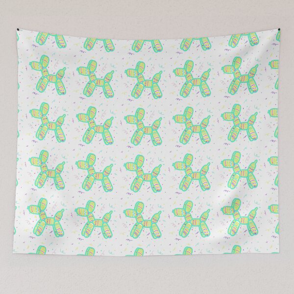 Item preview, Balloon Dogs Party in Green, Yellow designed and sold by Whoopsidoodle.