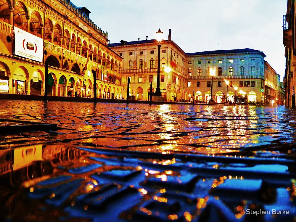 &quot;The Piazza in Padova, Italy&quot; by Stephen Burke | Redbubble