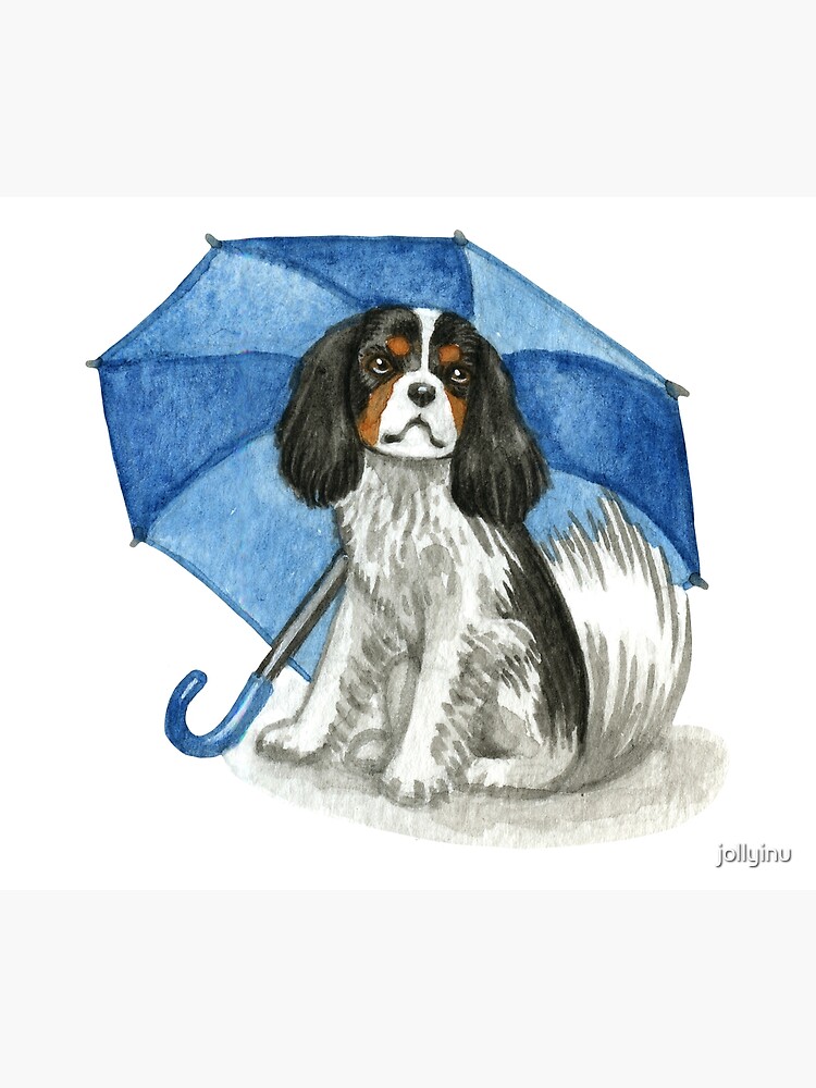 Cavalier King Charles Spaniel Umbrella - Tri Cavalier King Charles Spaniel Umbrella - Tri