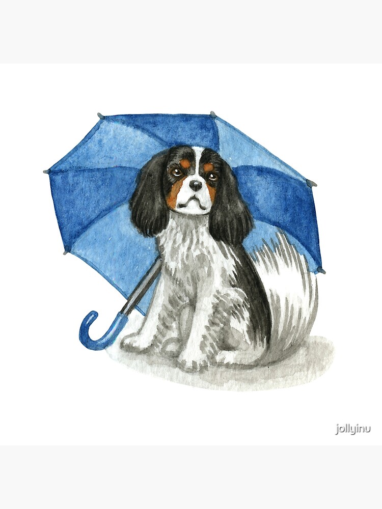 Cavalier King Charles Spaniel Umbrella - Tri Cavalier King Charles Spaniel Umbrella - Tri