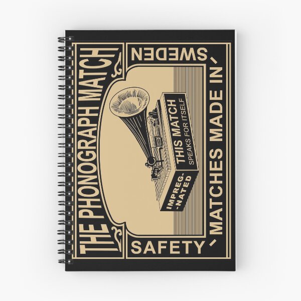 Item preview, The Vintage Phonograph Safety Matches designed and sold by rogue-design.