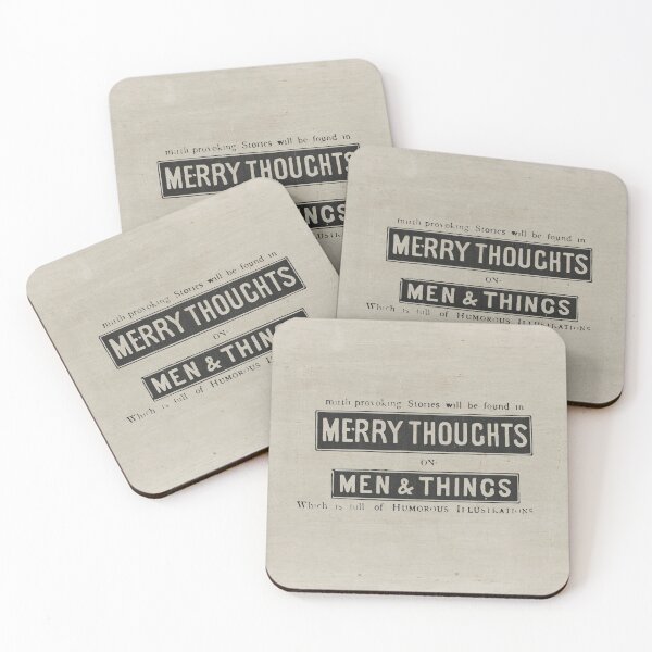 Item preview, Merry Thoughts on Men and Things designed and sold by RainyDayTees.