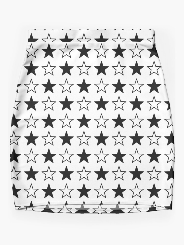 Star skirt outlet black and white