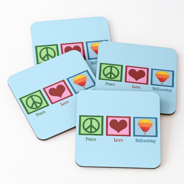 Item preview, Peace Love Ballooning | Hot Air Balloon designed and sold by Epic Love Designs.