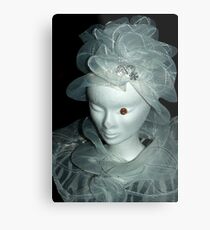 Tulle hats and collars 1 Metal Print
