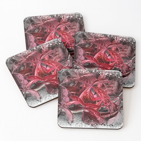 Item preview, Red leaves designed and sold by Bente Agerup.