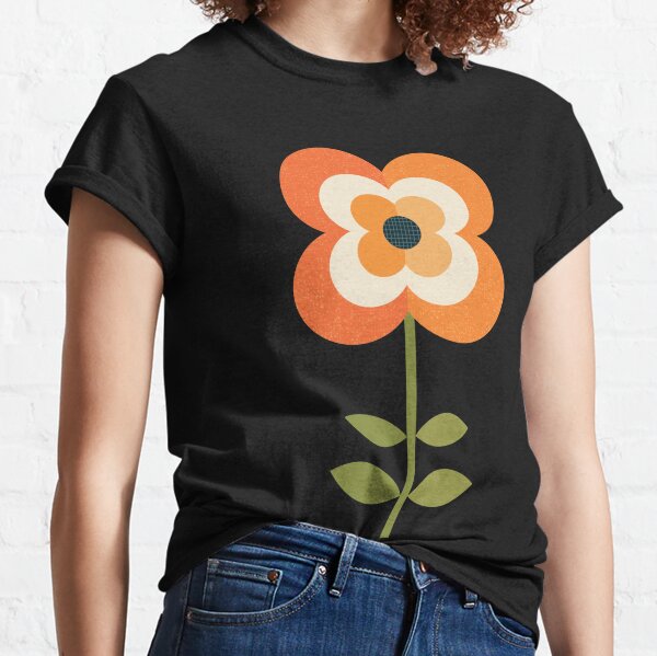 70s Flowers T-Shirts for Sale