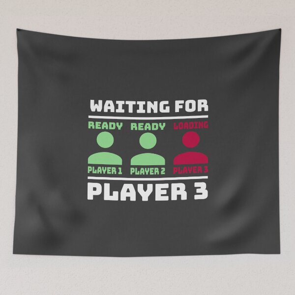 Item preview, Waiting for Player 3 Pregnancy Announcement designed and sold by Team150Designz.
