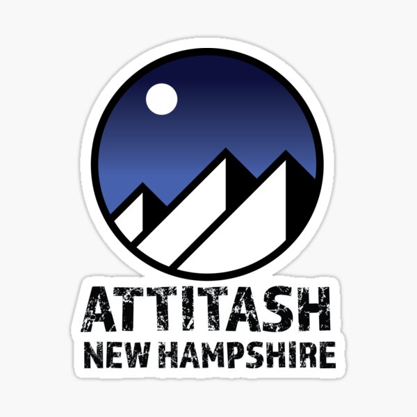 Attitash Mountain New Hampshire Ski Snowboard Skiing Killington Hiking Gift Ideas Sticker