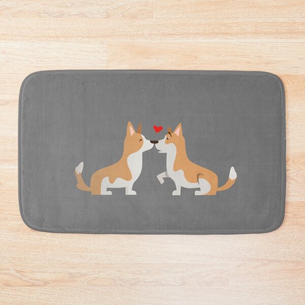 Item preview, Two Lovely Corgis designed and sold by EyeLoveAnimals.