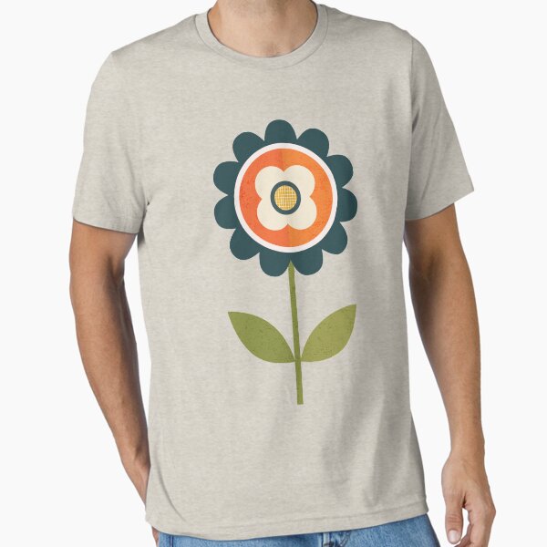 Item preview, Retro Daisy - Orange and Cream designed and sold by Daisy Beatrice.