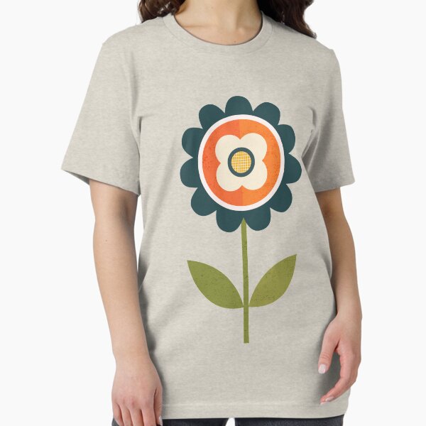Retro Daisy - Orange and Cream Essential T-Shirt