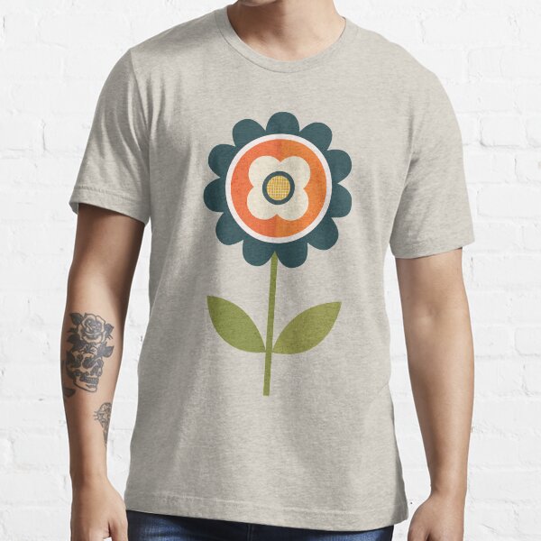 Item preview, Retro Daisy - Orange and Cream designed and sold by Daisy Beatrice.