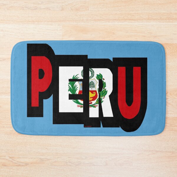 Item preview, Peru Font with Peruvian Flag designed and sold by Havocgirl.