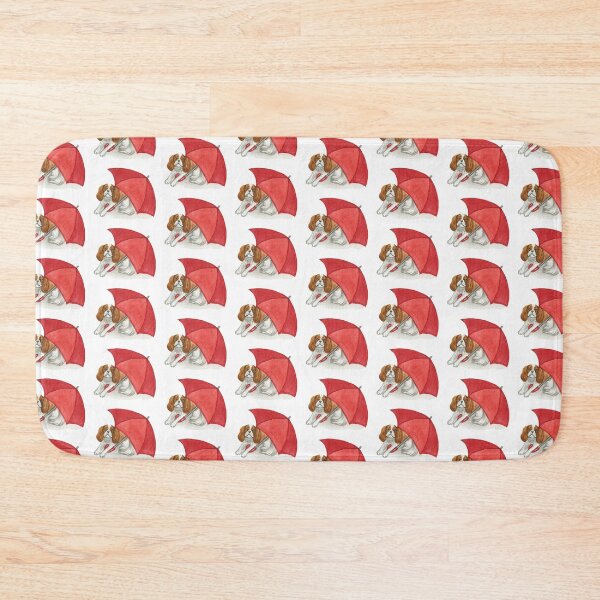 Item preview, Cavalier King Charles Spaniel - Red Umbrella Blenheim designed and sold by jollyinu.