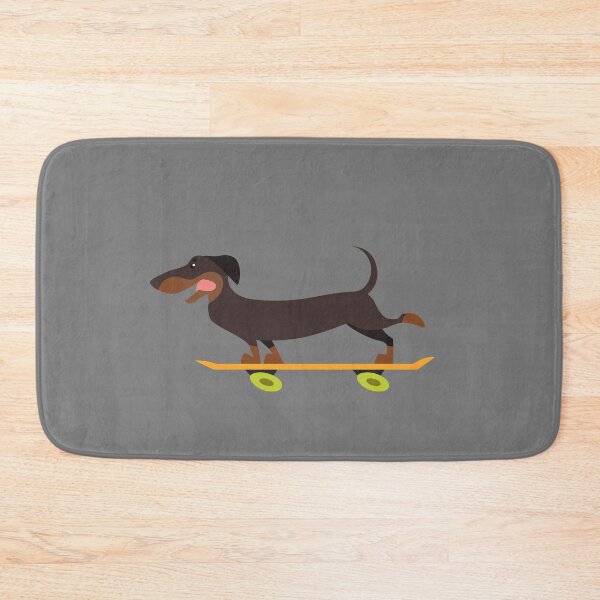 Item preview, The Skateboarding Wiener Dog designed and sold by EyeLoveAnimals.