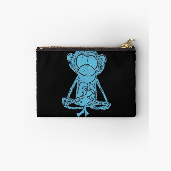 Item preview, Monkey, Cheeky Monkey, blue designed and sold by krisevansart.