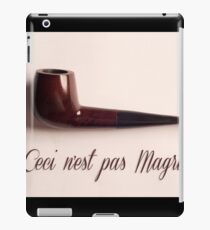 Ceci n'est pas Magritte - pipe iPad Case/Skin