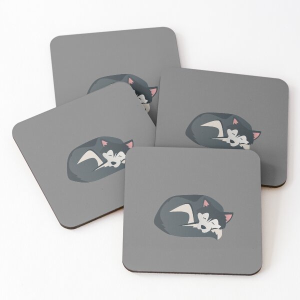 Item preview, The Sleeping Husky designed and sold by EyeLoveAnimals.