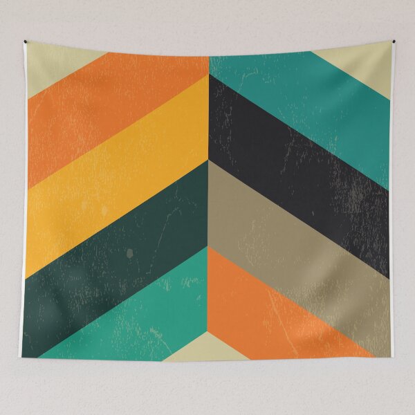 Item preview, Mid Century Chevron Art designed and sold by NordicStudio.