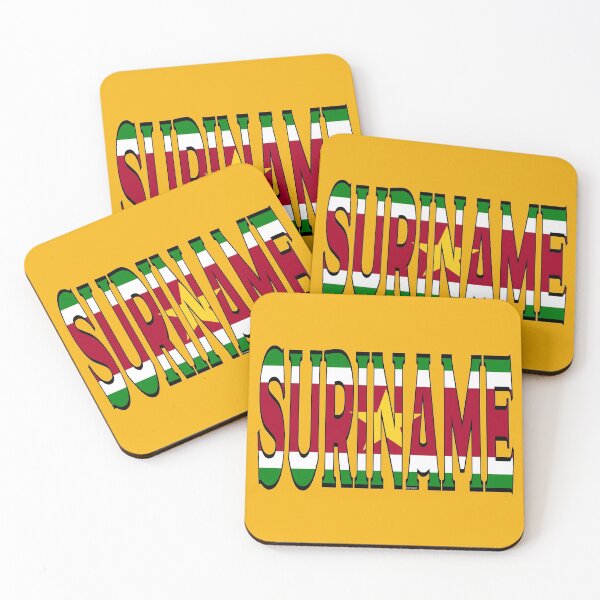 Item preview, Suriname Font with Surinamese Flag designed and sold by Havocgirl.