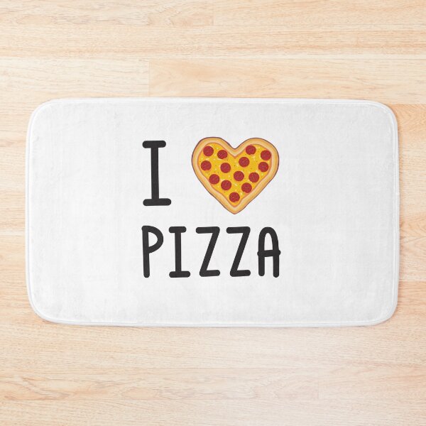 Item preview, I Love Pizza Heart Pepperoni for Pizza Lovers designed and sold by JustLivinLife.