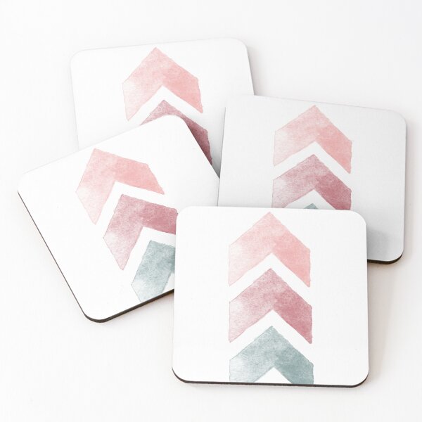 Item preview, Pink and Blue Chevron Watercolor designed and sold by NordicStudio.
