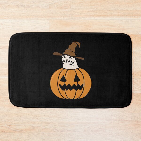 Item preview, Halloween Crying Cat Meme In Pumpkin  designed and sold by plumpjose.