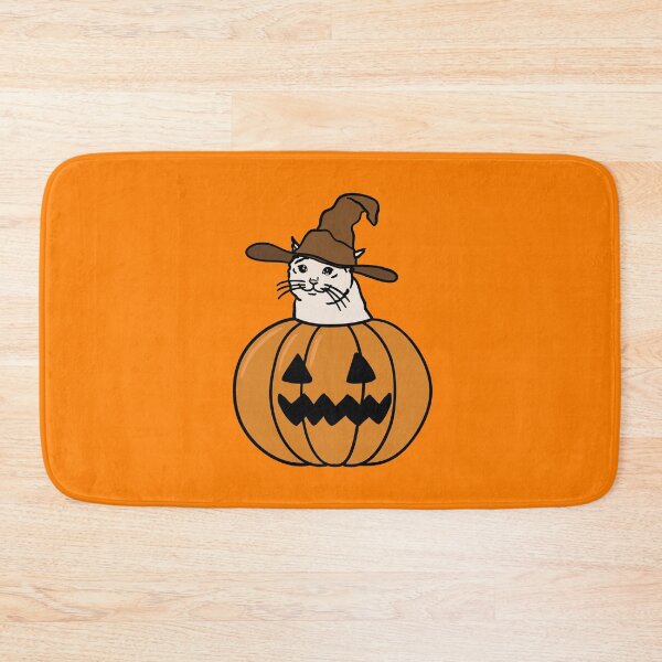 Item preview, Halloween Meme of a Crying Cat In Pumpkin Jack O Lantern designed and sold by plumpjose.