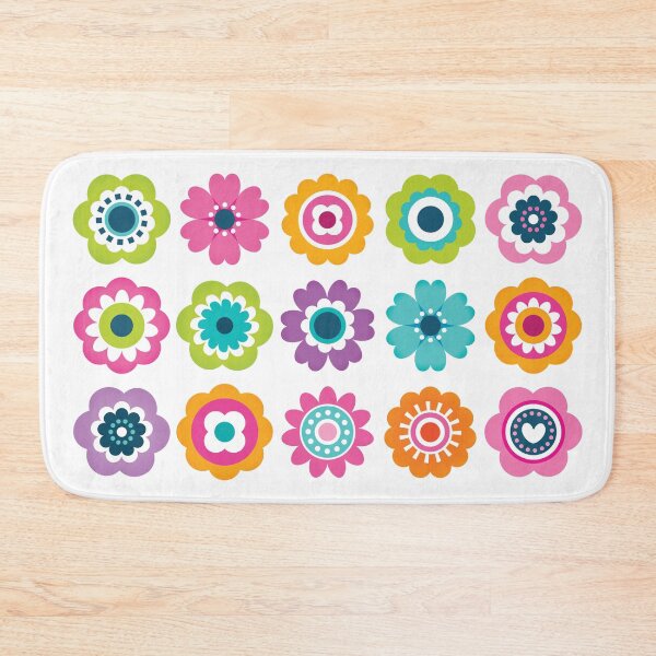 Item preview, Mod Flowers in Spring Colors designed and sold by Daisy Beatrice.