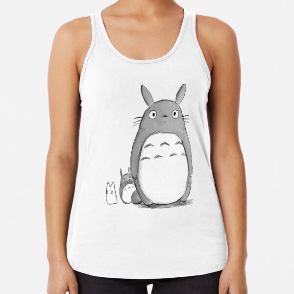 Totoro and Sprite Racerback Tank Top