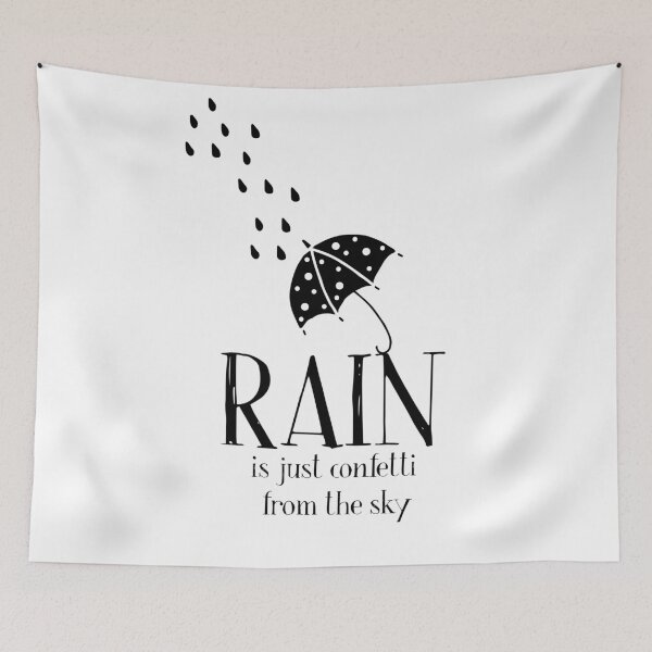 Item preview, Rain is just Confetti from the Sky designed and sold by NordicStudio.