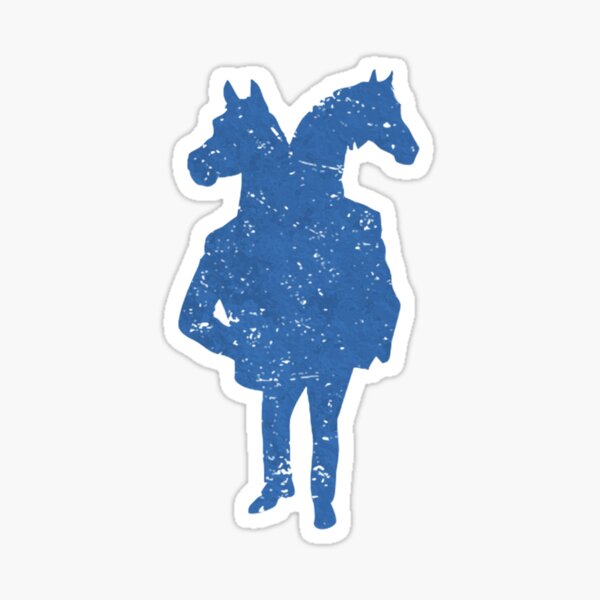 wyld stallyns - 2 headed horse man Sticker