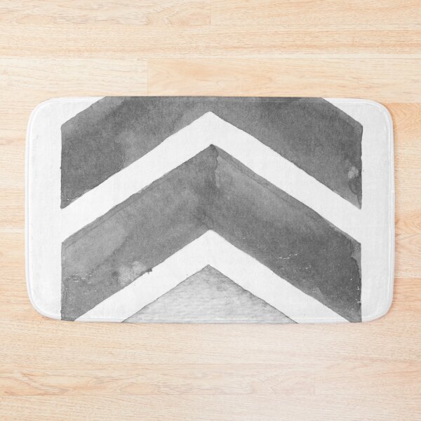 Item preview, Grey Watercolor Chevron Art designed and sold by NordicStudio.