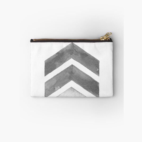 Item preview, Grey Watercolor Chevron Art designed and sold by NordicStudio.