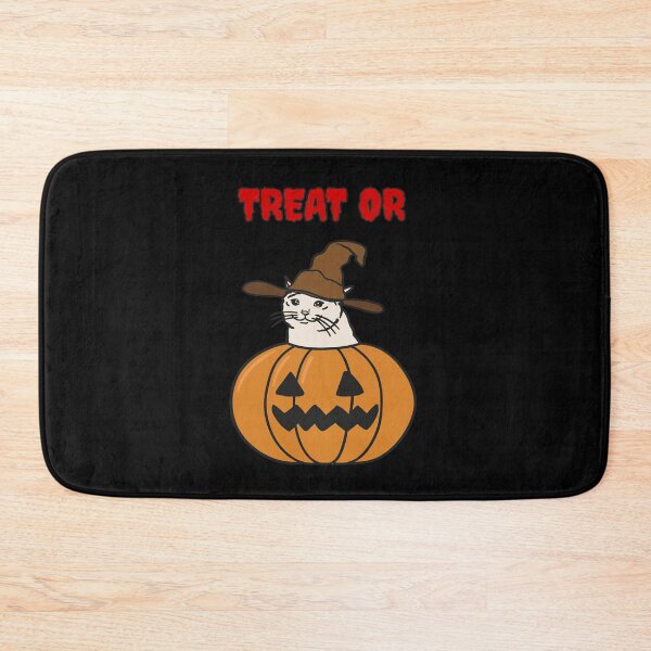 Item preview, Trick-or-Treating Halloween Meme of a Crying Cat In Pumpkin Jack O Lantern designed and sold by plumpjose.