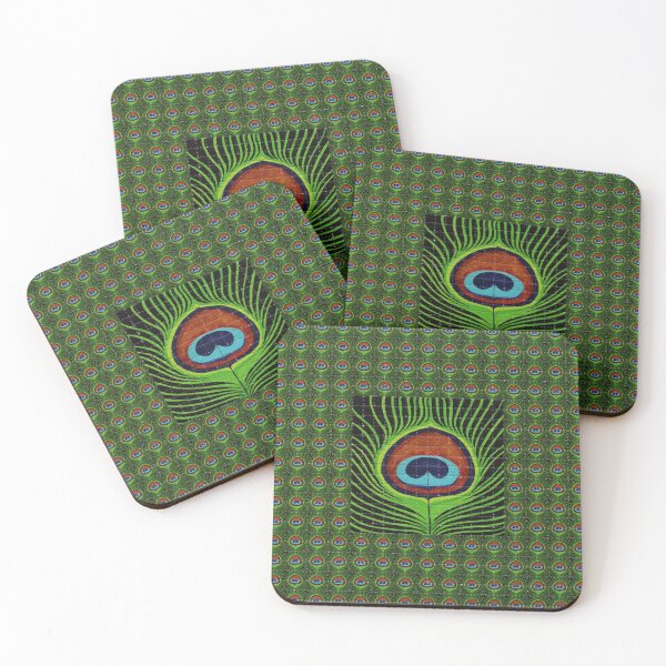 Item preview, Peacock Feather blotter art designed and sold by zanekesey.