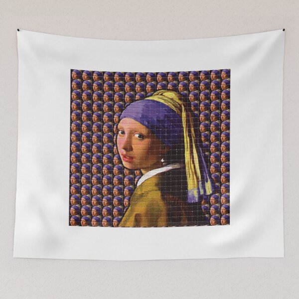 Item preview, Girl With The Pearl Earring Blotter Art designed and sold by zanekesey.