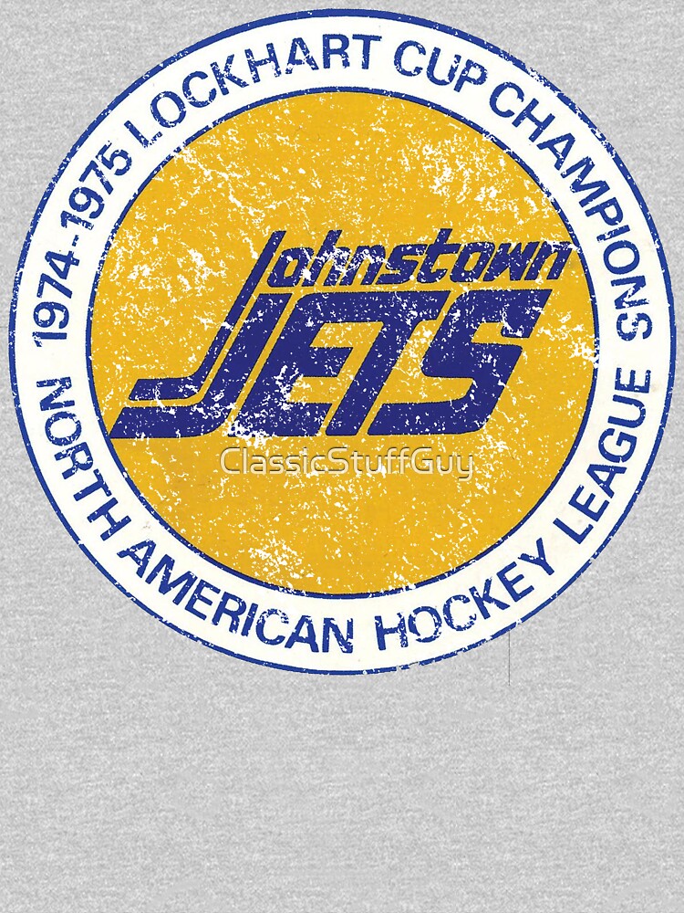 Johnstown Jets Hockey - Retro Logo Dark Grey Heather / 2XL