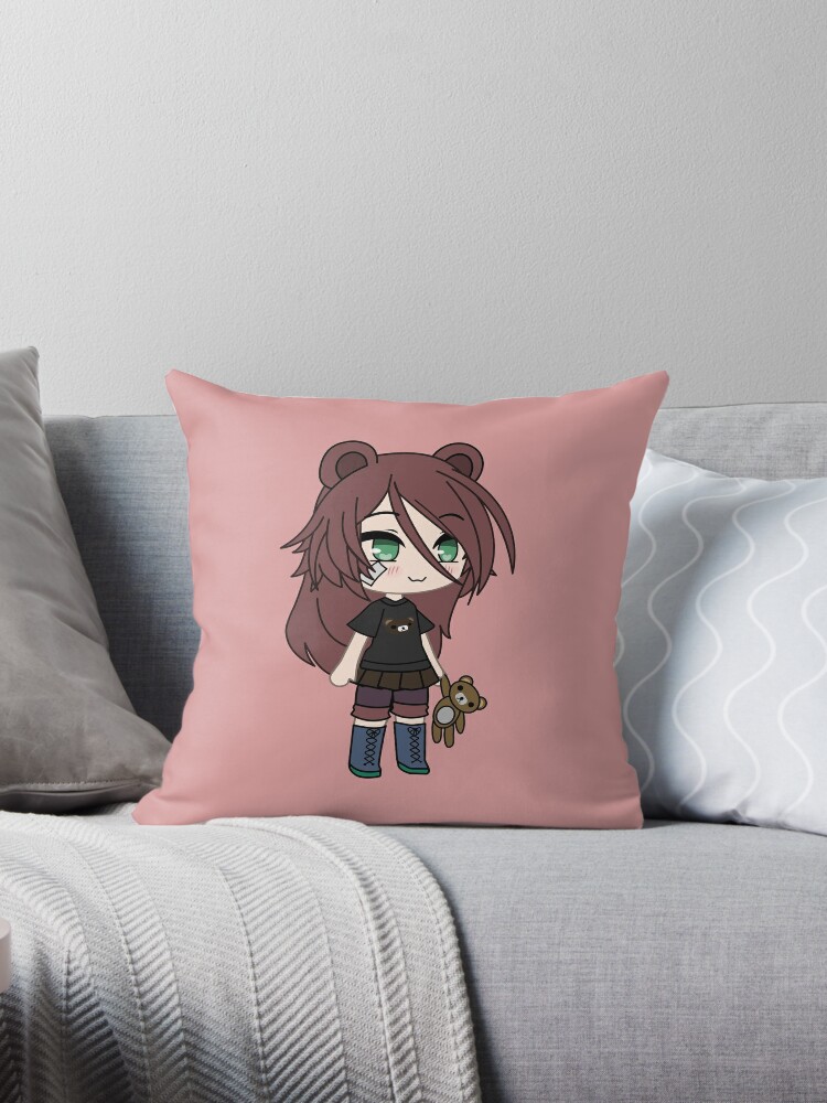 Gacha Life Series-magical Bear Girl Kaya Pillow Case Printed Home