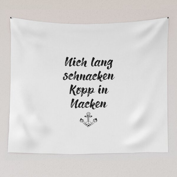 Item preview, Hamburg Sayings Do not cry for a long time designed and sold by Victorias-Art.