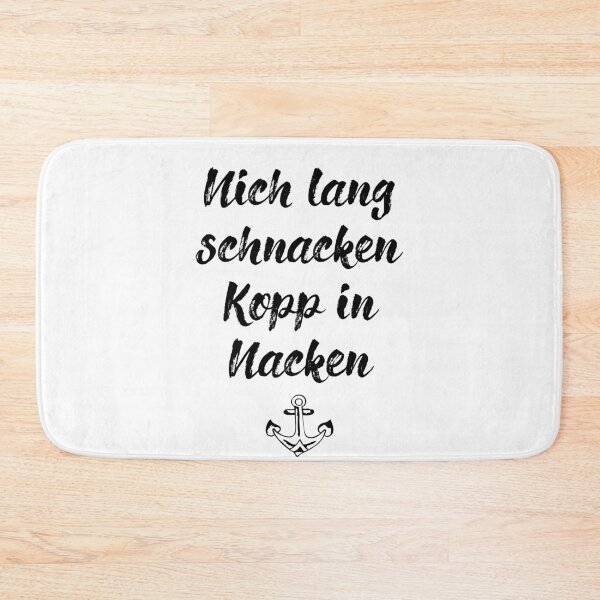 Item preview, Hamburg Sayings Do not cry for a long time designed and sold by Victorias-Art.