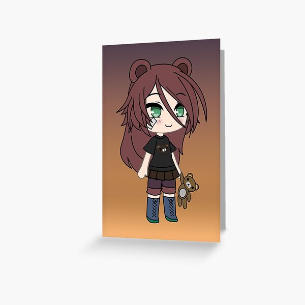 Serie Gacha Life - Magical Bear Girl Kaya Tarjetas de felicitación