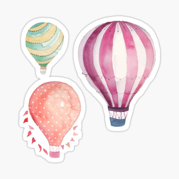 Item preview, hot air balloons designed and sold by Pennycoolcat.