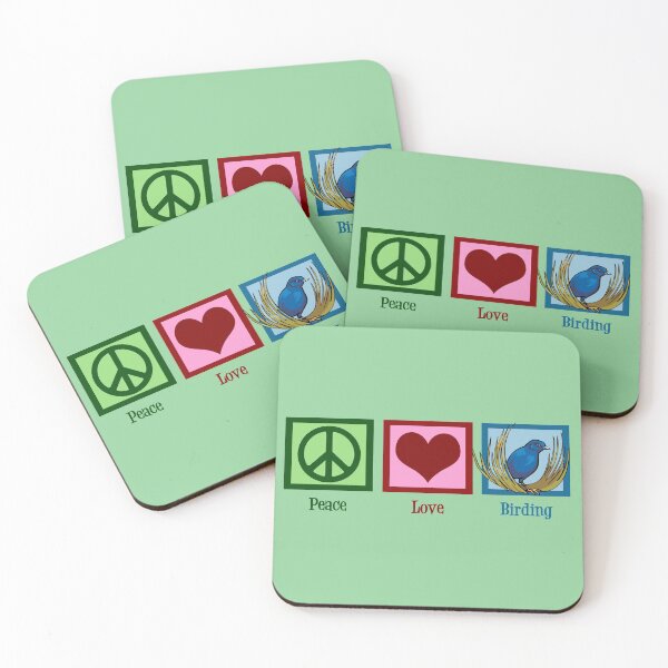 Item preview, Peace Love Birding designed and sold by Epic Love Designs.