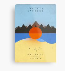 Childish Gambino's STN MTN/KAUAI (artwork) Metal Print
