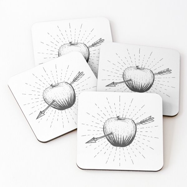 Item preview, Apple target shot through by the arrow designed and sold by CatMadePattern.